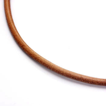 Metal Factory Brown Leather Necklace Cord
