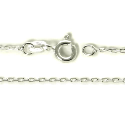 Metal Factory 1MM  ROLO Nickel Free Italian Sterling Silver Necklace Chain