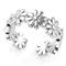 Metal Factory Sterling Silver Daisy Flower Adjustable Toe Band Ring