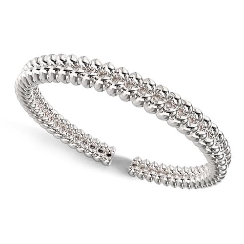 Metal Factory Sterling Silver Braided Rope Adjustable Toe Band Ring