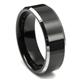 Metal Factory Titanium 8mm Milgrain Wedding Band Ring