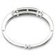Metal Factory Stainless Steel Carbon Fiber ID Cuff Bracelet