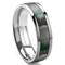 Titanium Mother of Pearl 6mm Band Ring