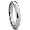 Tungsten Carbide 4MM Plain Dome Wedding Band