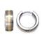 Titanium Gold Inlay Huggie Earrings