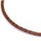 Braided Brown Leather Necklace Cord