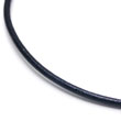 Metal Factory Black Leather Necklace Cord