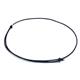 Metal Factory Black Leather Adjustable Necklace Cord