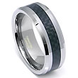 Metal Factory Tungsten Carbide Carbon Fiber Ring